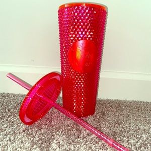 Holiday 2019 Hot Pink Studded Starbucks Cup